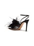  - GIANVITO ROSSI - 105 Feather Embellished Heeled Sandals