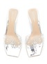 Detail View - Click To Enlarge - GIANVITO ROSSI - 55 Crystal Embellished Square Toe Mules