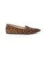 Main View - Click To Enlarge - GIANVITO ROSSI - Leopard Print Leather Point Toe Loafers
