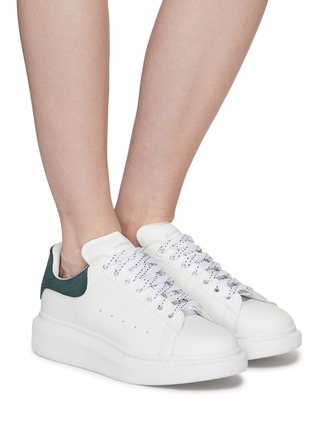 Figure View - Click To Enlarge - ALEXANDER MCQUEEN - ‘LARRY’ OVERSIZE LOW TOP LACE UP SNEAKERS