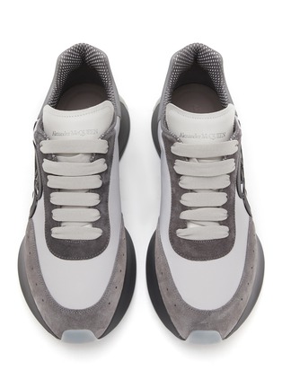 Detail View - Click To Enlarge - ALEXANDER MCQUEEN - ‘Sprint’ Low Top Lace Up Sneakers