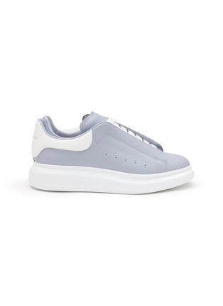 Main View - Click To Enlarge - ALEXANDER MCQUEEN - ‘Larry’ Panelled Leather Oversized Sneakers