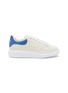 Main View - Click To Enlarge - ALEXANDER MCQUEEN - ‘LARRY’ LOW TOP LACE UP WEDGE SNEAKERS