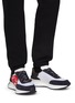 Figure View - Click To Enlarge - ALEXANDER MCQUEEN - ‘Sprint’ Mesh Low Top Lace Up Sneakers
