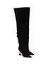AMINA MUADDI - ‘Olivia’ 95 Suede Slouchy Thigh High Boots