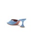 AMINA MUADDI - ‘Lupita’ 70 Washed Denim Heeled Sandals
