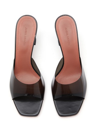 Detail View - Click To Enlarge - AMINA MUADDI - ‘Lupita’ 70 Square Toe Heeled Sandals