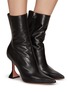 Figure View - Click To Enlarge - AMINA MUADDI - ‘Giorgia’ 95 Leather Heeled Ankle Boots