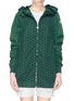 Main View - Click To Enlarge - MONCLER - 'Foucher' San Gallo lace body nylon coat