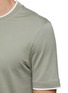 BRUNELLO CUCINELLI - Contrast Layer Cotton Crewneck T-Shirt