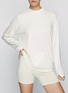 Figure View - Click To Enlarge - SKIMS - ‘BOYFRIEND’ CREWNECK LONG SLEEVE T-SHIRT