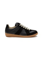 MAISON MARGIELA | 'Replica' Leather Low Top Sneakers | BLACK