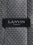 Detail View - Click To Enlarge - LANVIN - Micro initial silk tie