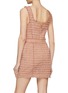 Back View - Click To Enlarge - BALMAIN - Gold Toned Button Tweed Short Dress