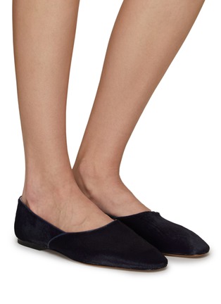 Figure View - Click To Enlarge - EQUIL - ‘PARIS’ PONY HAIR BALLET FLATS