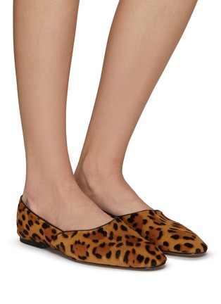 Figure View - Click To Enlarge - EQUIL - ‘PARIS’ PONY HAIR BALLET FLATS