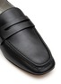 EQUIL - ‘LONDON’ FLAT SQUARE TOE LEATHER PENNY LOAFERS