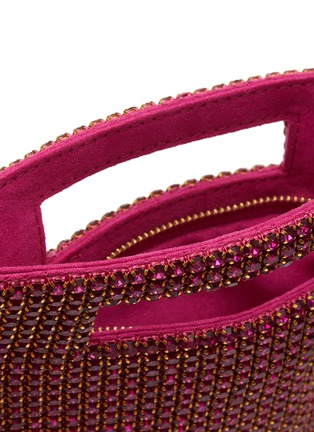 Detail View - Click To Enlarge - CULT GAIA - MICRO ‘LUCINDA’ CRYSTAL EMBELLISHED TOP HANDLE BAG