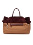 Main View - Click To Enlarge - THE ROW - ‘MARGAUX 17’ INSIDE-OUT NYLON SUEDE SATCHEL