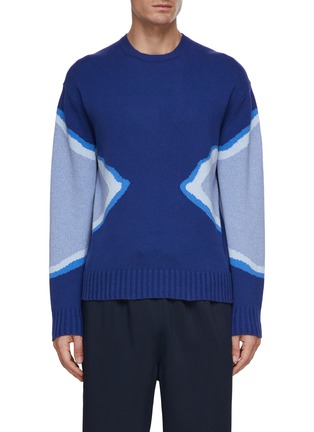 Main View - Click To Enlarge - NEIL BARRETT - Arrow Intarsia Sweater