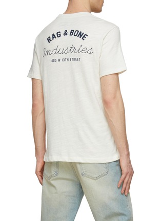 Back View - Click To Enlarge - RAG & BONE - New York Logo Embroidery Crewneck T-Shirt