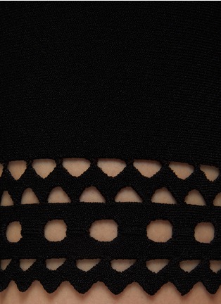 - ALAÏA - Vienne Motif Peforated Shorts