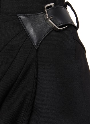 - ALAÏA - Belted Buckle 'Wrap Midi Skirt