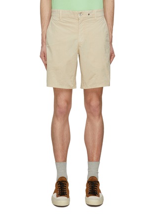 Main View - Click To Enlarge - RAG & BONE - ‘Perry’ Flat Front Cotton Blend Shorts
