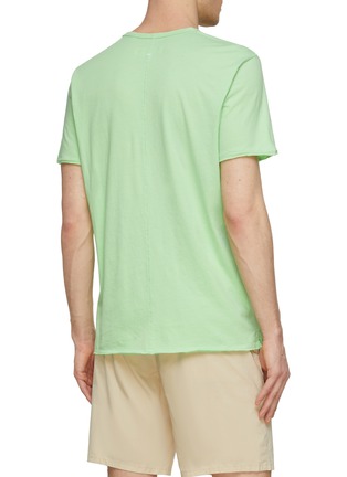 Back View - Click To Enlarge - RAG & BONE - ‘The Slub’ Crewneck Short Sleeve Cotton T-Shirt