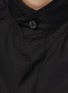  - ALAÏA - Mandarin Collar Self-Tie Keyhole Front Cropped Shirt