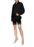 Figure View - Click To Enlarge - ALAÏA - Virgin Wool Blend Cropped Shirt Jacket