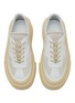 Detail View - Click To Enlarge - MM6 MAISON MARGIELA - Leather Platform Low Top Sneakers