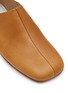 Detail View - Click To Enlarge - MM6 MAISON MARGIELA - Step In Heel Leather Square Toe Moccasin Flats