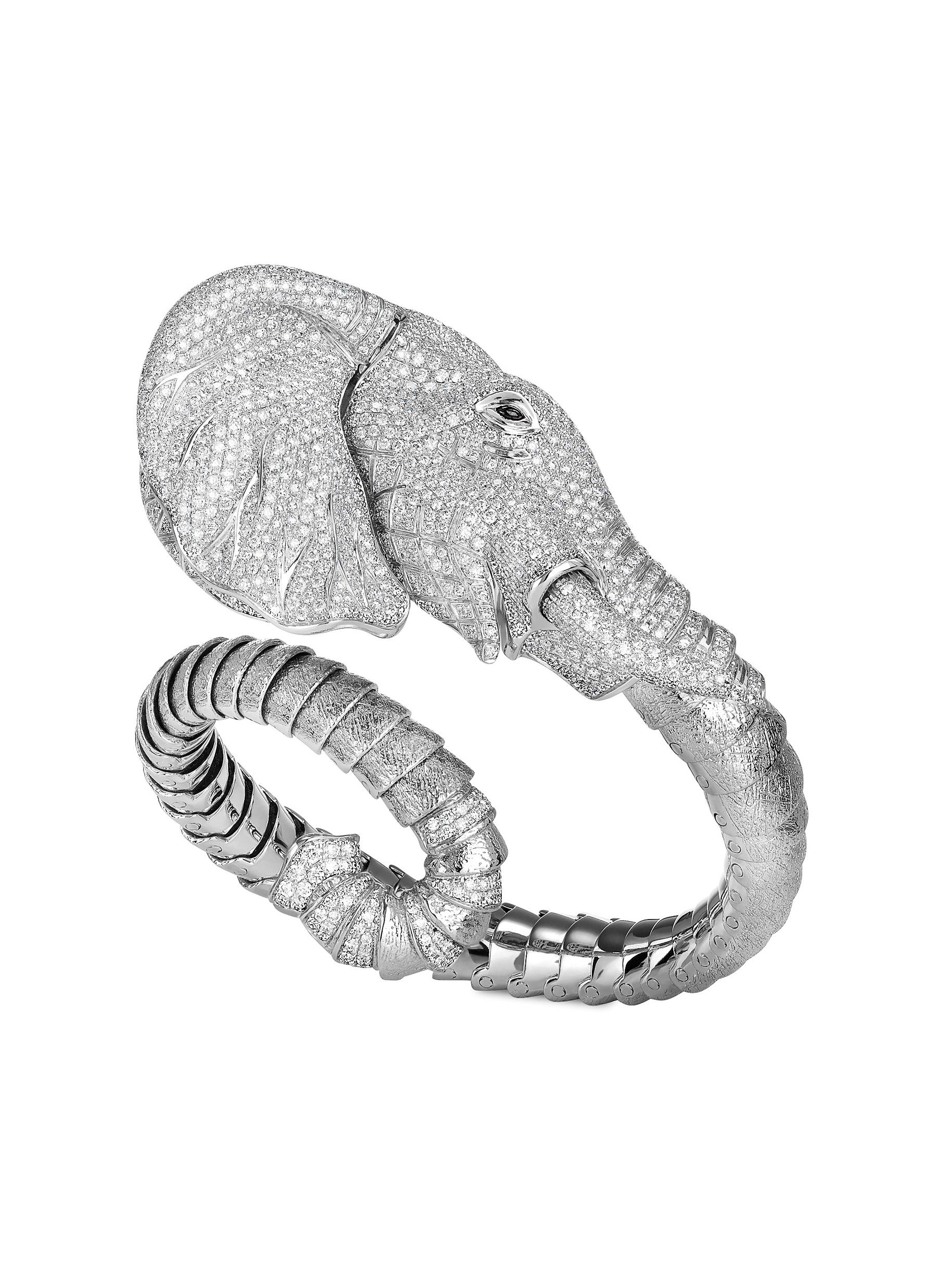 Sterling Silver Elephant Bracelet G1326 | Diamond & Gold Buyers of  Pittsburgh