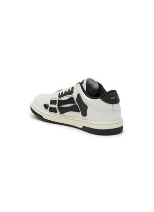  - AMIRI - ‘SKEL’ LOW TOP LACE UP LEATHER SNEAKERS