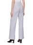 Back View - Click To Enlarge - SA SU PHI - Flat Front Striped Wide Leg Cotton Poplin Pants