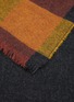 Detail View - Click To Enlarge - JOHNSTONS OF ELGIN - Raw Edge Border Detail Cashmere Stole