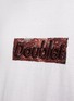 DOUBLET - Logo Embroidery Crewneck Cotton T-Shirt