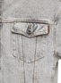 Detail View - Click To Enlarge - BRUNELLO CUCINELLI - Acid Wash Drop Shoulder Denim Jacket