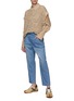 Figure View - Click To Enlarge - BRUNELLO CUCINELLI - Pleated Front Tapered Jeans