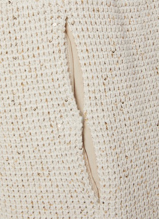  - BRUNELLO CUCINELLI - Sequin Waffle Knit Drawstring Shorts
