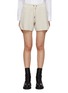 Main View - Click To Enlarge - BRUNELLO CUCINELLI - Sequin Waffle Knit Drawstring Shorts