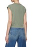Back View - Click To Enlarge - BRUNELLO CUCINELLI - Crewneck Cap Sleeve Cashmere Knit Top