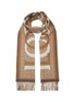 Main View - Click To Enlarge - LOEWE - Overlapping Logo Anagram Jacquard Wool Blend Scarf