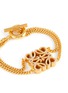 Detail View - Click To Enlarge - LOEWE - Gold Plated Sterling Silver Zirconia Anagram Chain Bracelet