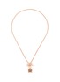 Main View - Click To Enlarge - LOEWE - ROSE GOLD-PLATED STERLING SILVER ANAGRAM PENDANT NECKLACE
