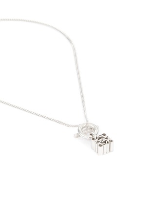Detail View - Click To Enlarge - LOEWE - STERLING SILVER ANAGRAM PENDANT NECKLACE