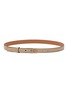 Main View - Click To Enlarge - LOEWE - SOFT GRAINED CALF LEATHER ANAGRAM BELT
