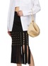 Figure View - Click To Enlarge - BOTTEGA VENETA - Medium 'Turn' Drawstring Handle Woven Leather Pouch
