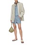 Figure View - Click To Enlarge - BRUNELLO CUCINELLI - Crinkled Linen Blend Waistcoat